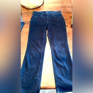 NYDJ size 4P Dark Blue stretch Flare Jeans